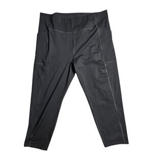 Girlfriend Collective Black Women's Leggings Size: 5X